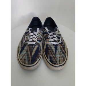 VANS "Off The Wall" Woven Chevron Low Top Skate Shoes (Size 7M)